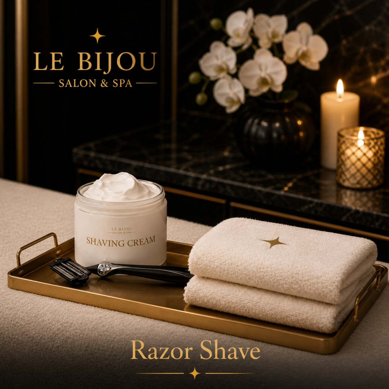 Razor Shave - Back & Chest at Le Bijou Nails and Spa Salon in Houston, TX