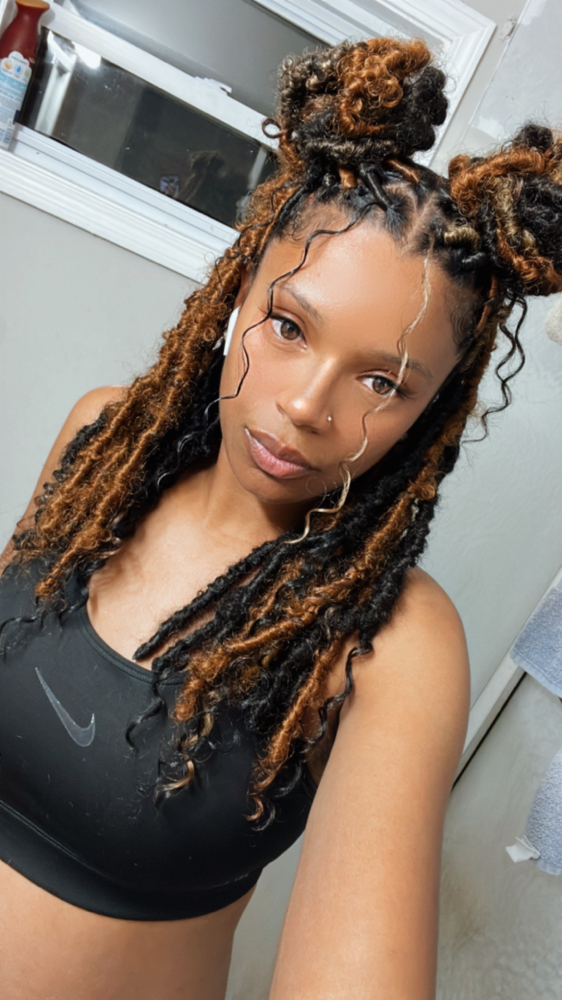 Shoulder Length Butterfly Locs