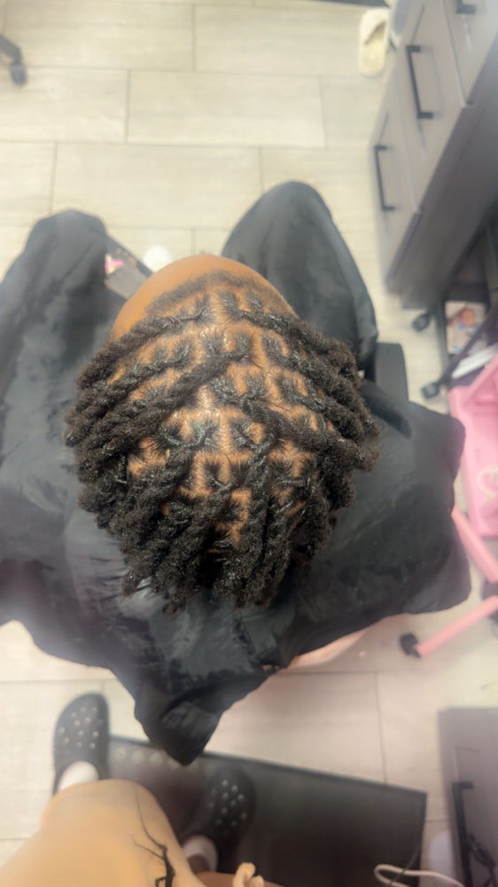 Loc Retwist Short-Shoulder Length at C&C Hair Collection in Palos Hills, IL