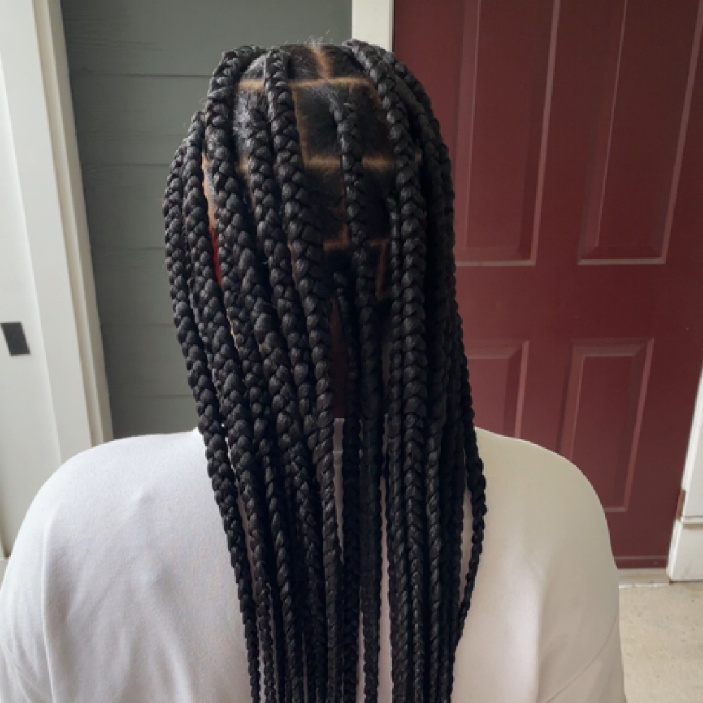 Large Knotless Braids at TriumphStrands in GARDEN CITY, NY