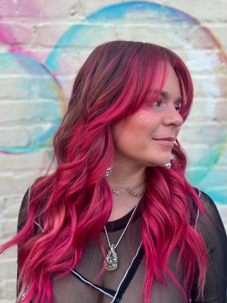 Fashion Color Balayage at Supernova Salon in Decatur, GA