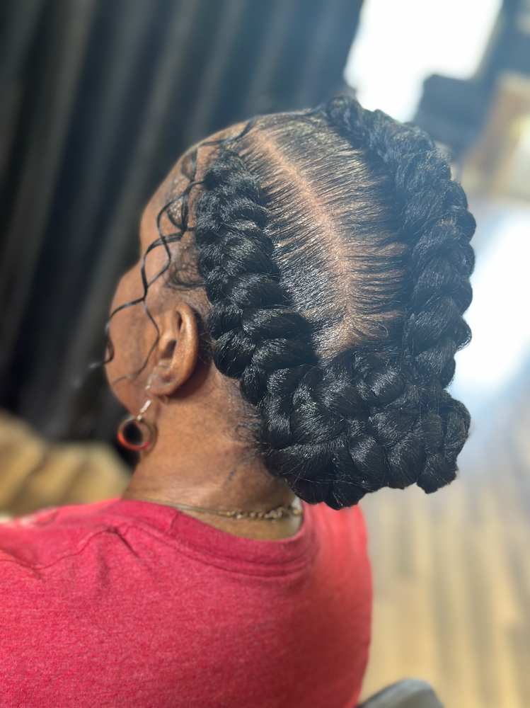 Butterfly Braids at The Hair Lab Beauty & Barber Lounge in Laurens, SC
