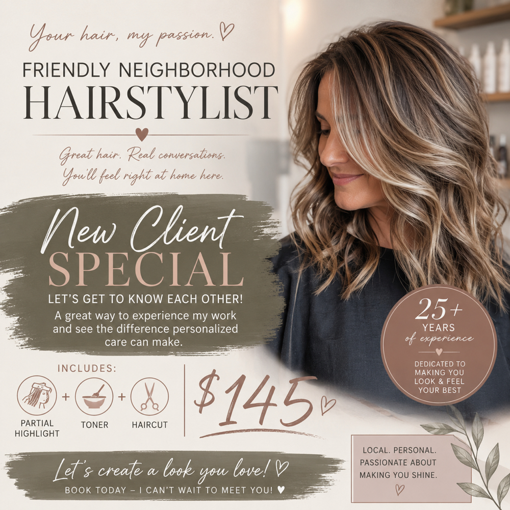 New Client Special at Feathered Hair Salon LLC in Murrieta, CA