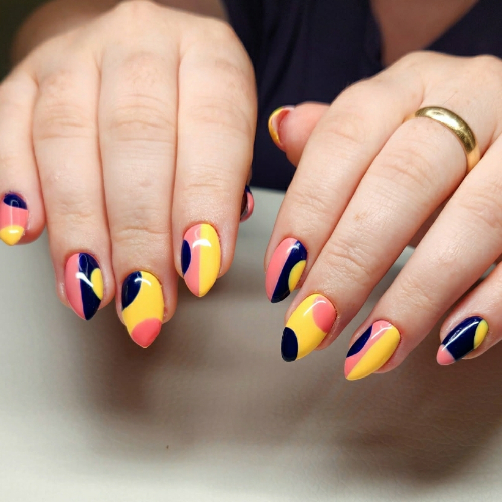 Structured Gel Manicure Design at Euveda Facial  Spa in Charleston, SC