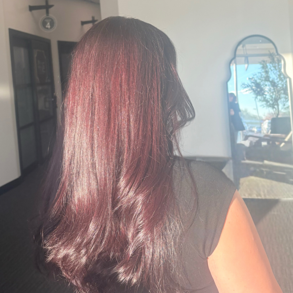 Touch up with haircut/ leave wet at Maria’s Foil & Fade in cherry Hill, NJ