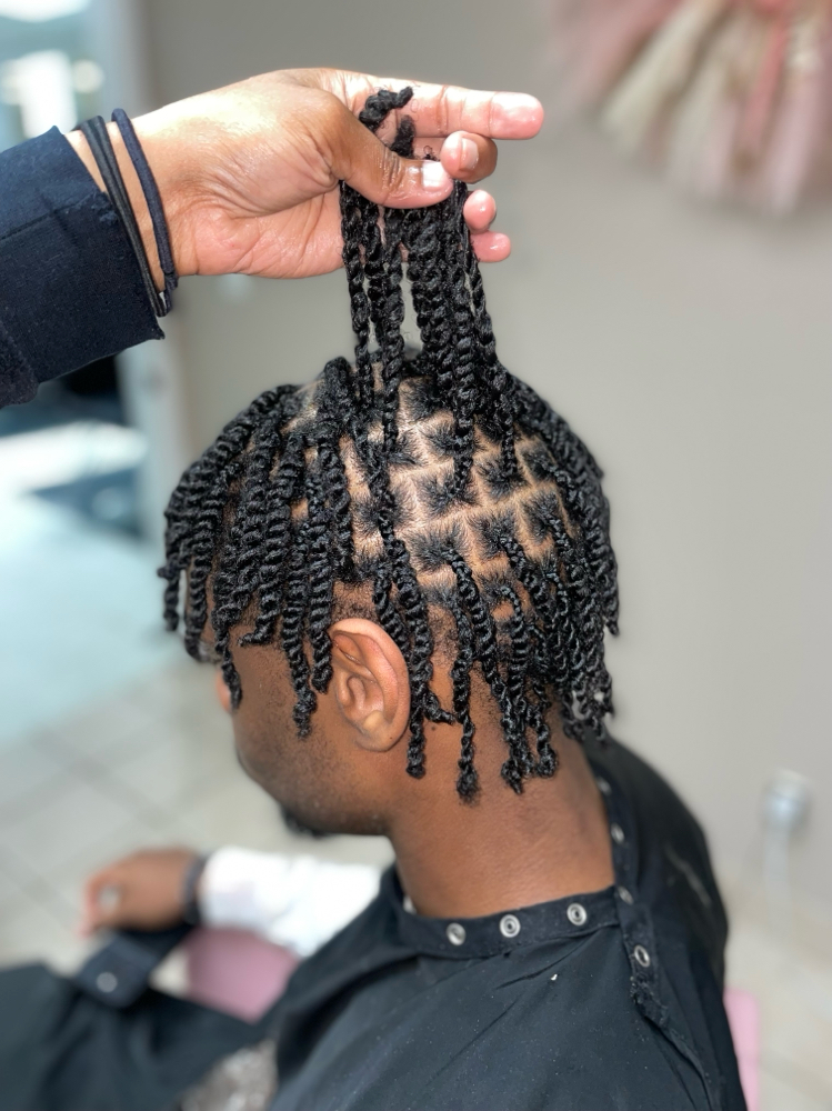 Small Individual Twist/Braids at Crowned Beauty Studios LLC in Detroit, MI