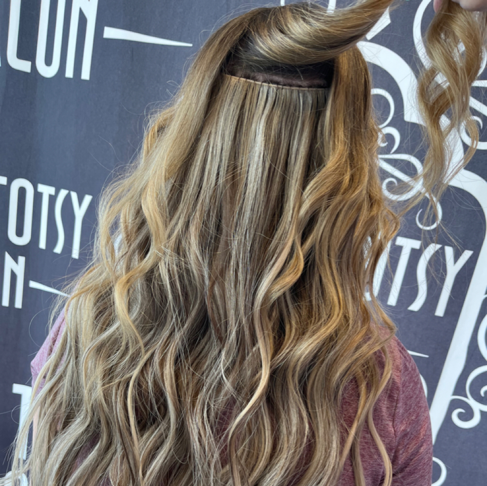 1 Row Hair Extensions Move up at Golden Ave Salon in Colorado Springs, CO