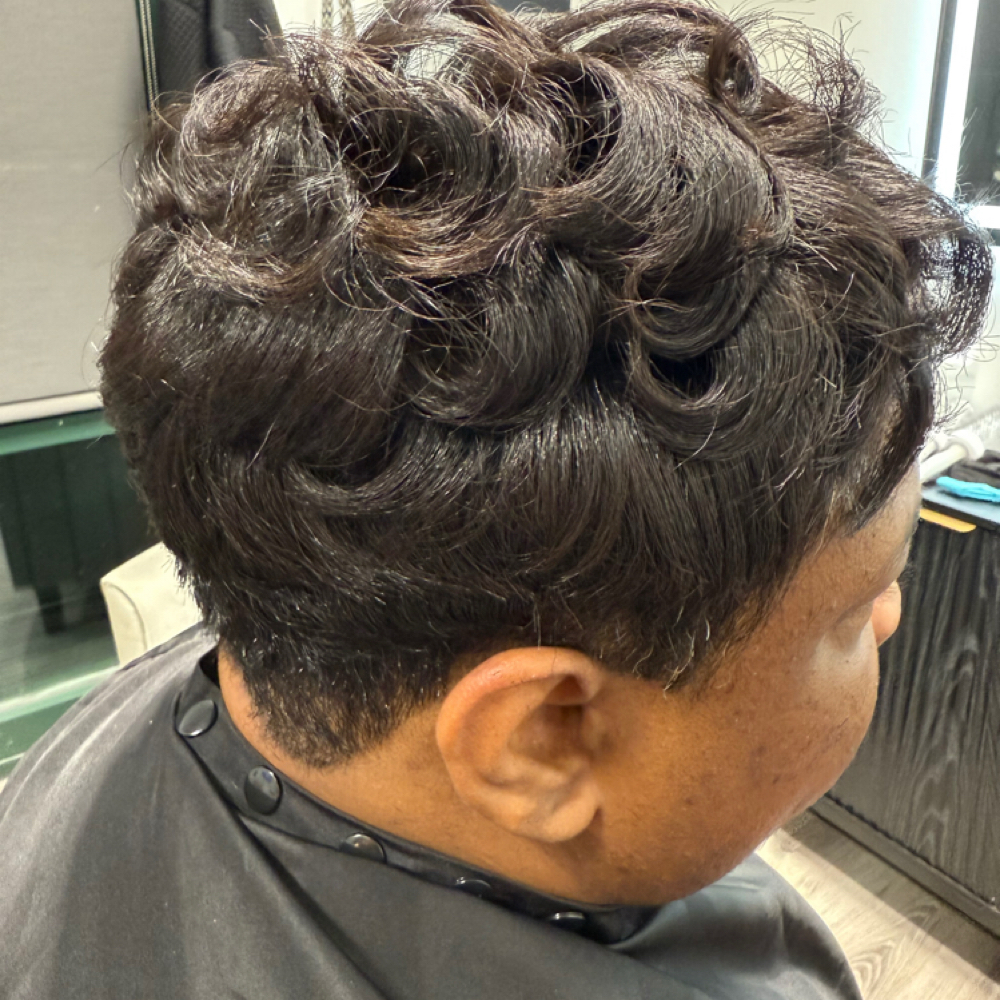 Virgin Relaxer at JL Hair Studio in Davidson, NC
