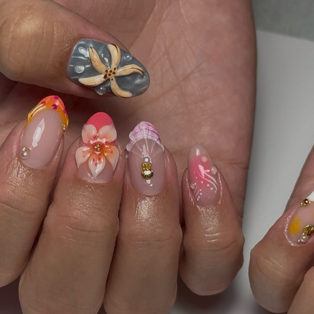 Structured Gel Manicure (Long) at Studio J LLC in Johnston, RI