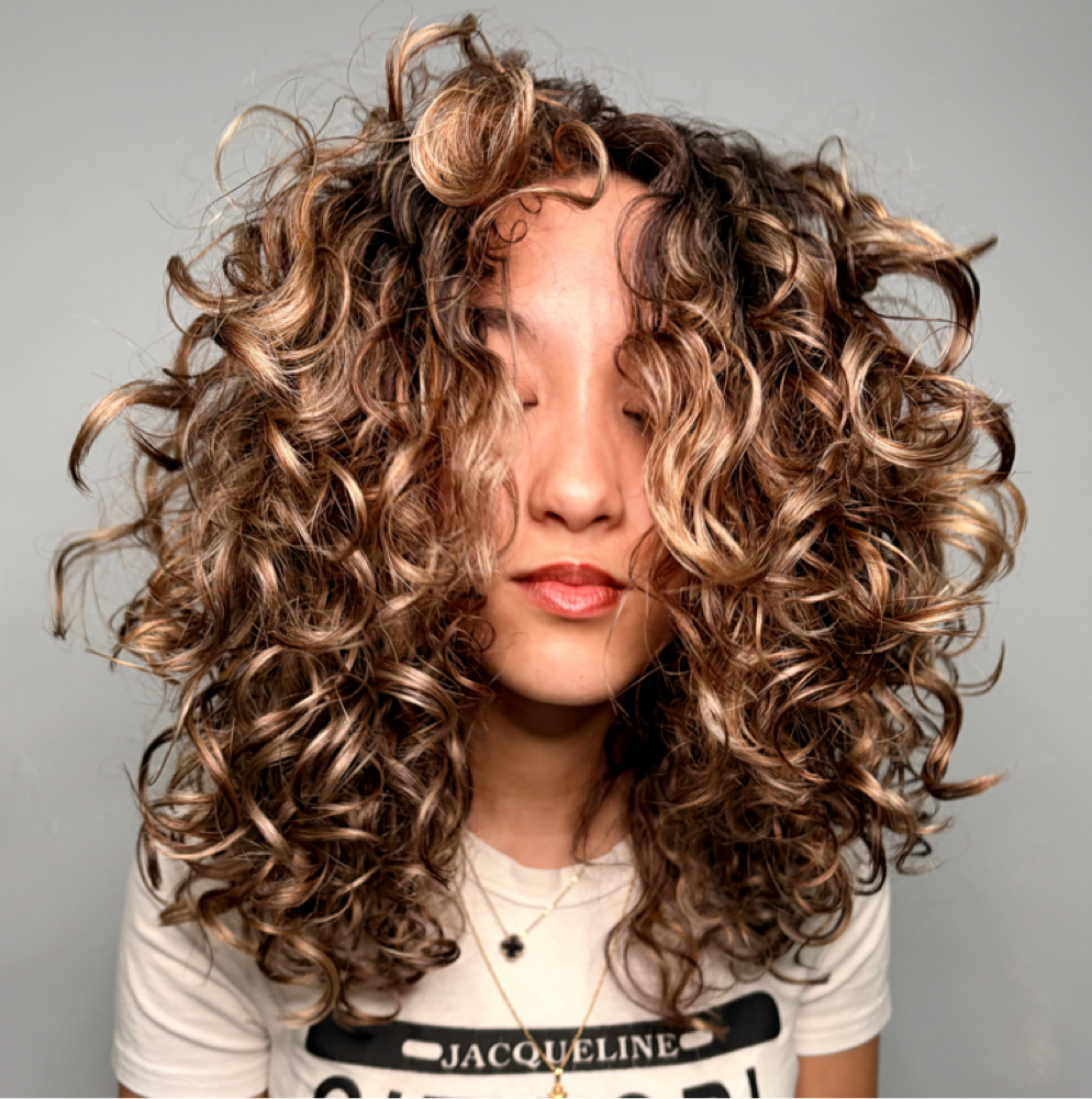 Toner/colored Gloss at Curl Up & Dye NYC Precision cuts. Intentional color. Elevated curls. in New York, NY