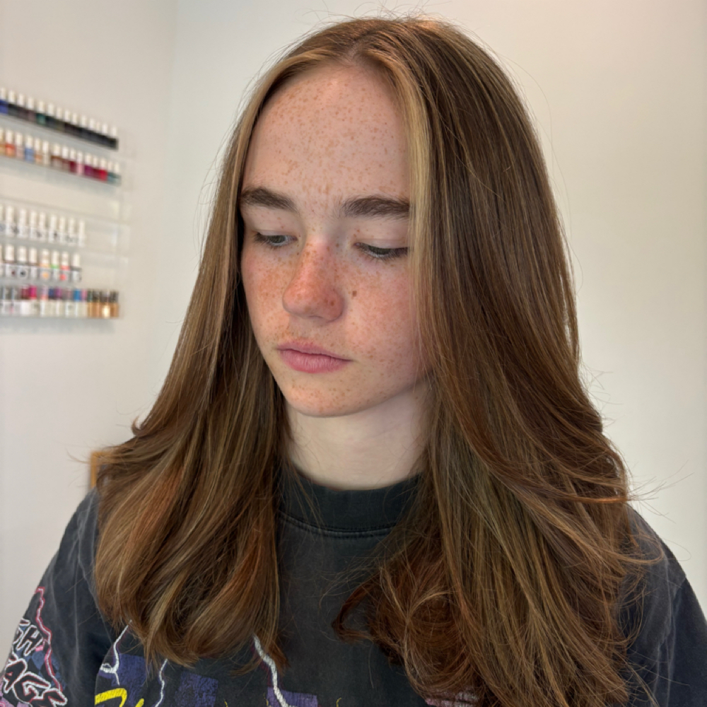 Partial Highlight at Meza Beauty in Mundelein, IL