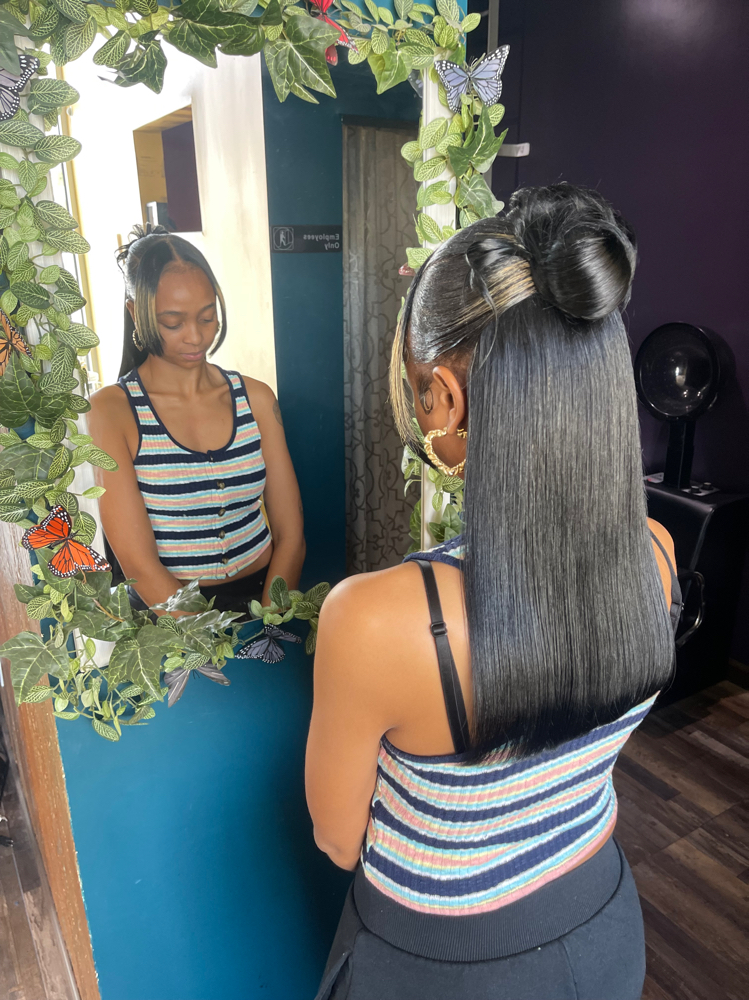 Half Up Half Down Ponytail