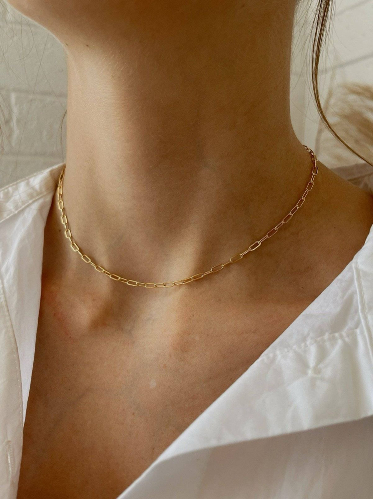 Permenant Jewelry Necklace at BE LUXE AESTHETICS in Katy, TX