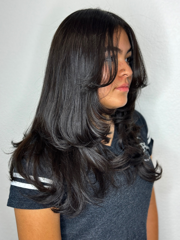 Teen Cut at Purple Strand Beauty Salon in Las Vegas, NV