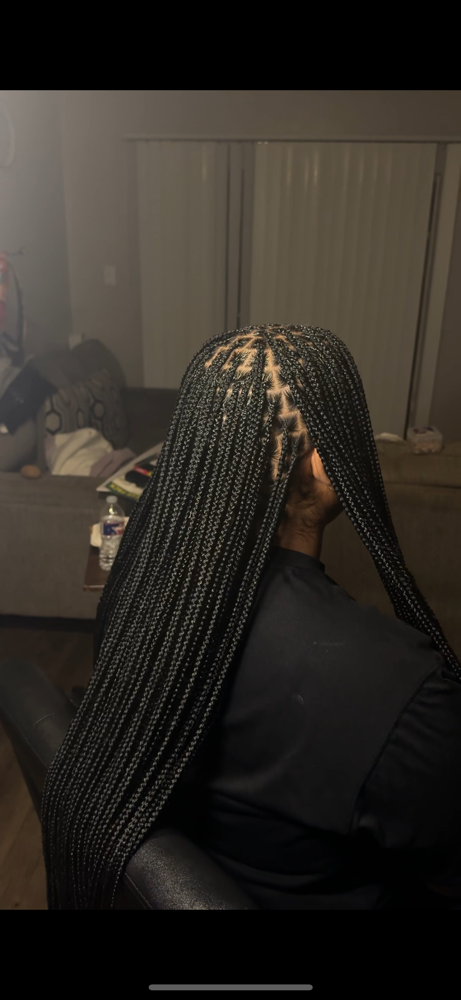 X-Small Knotless Braids