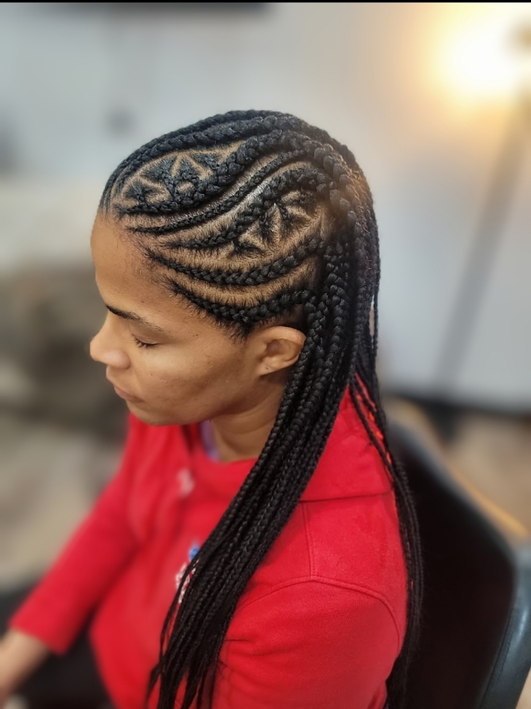 FRENCH BRAIDS/CORNROWS hair added!