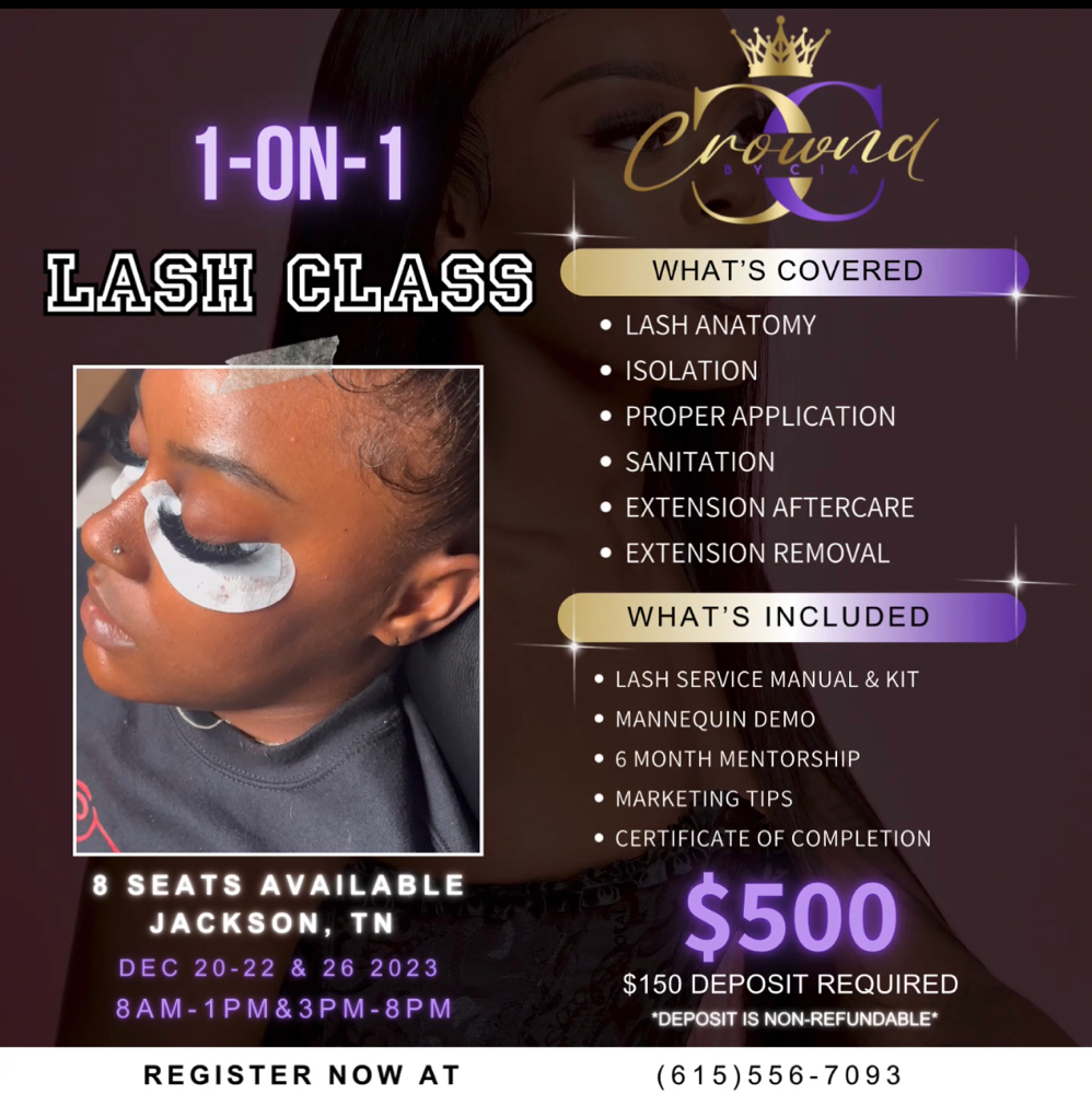 1-on-1 Lash Class