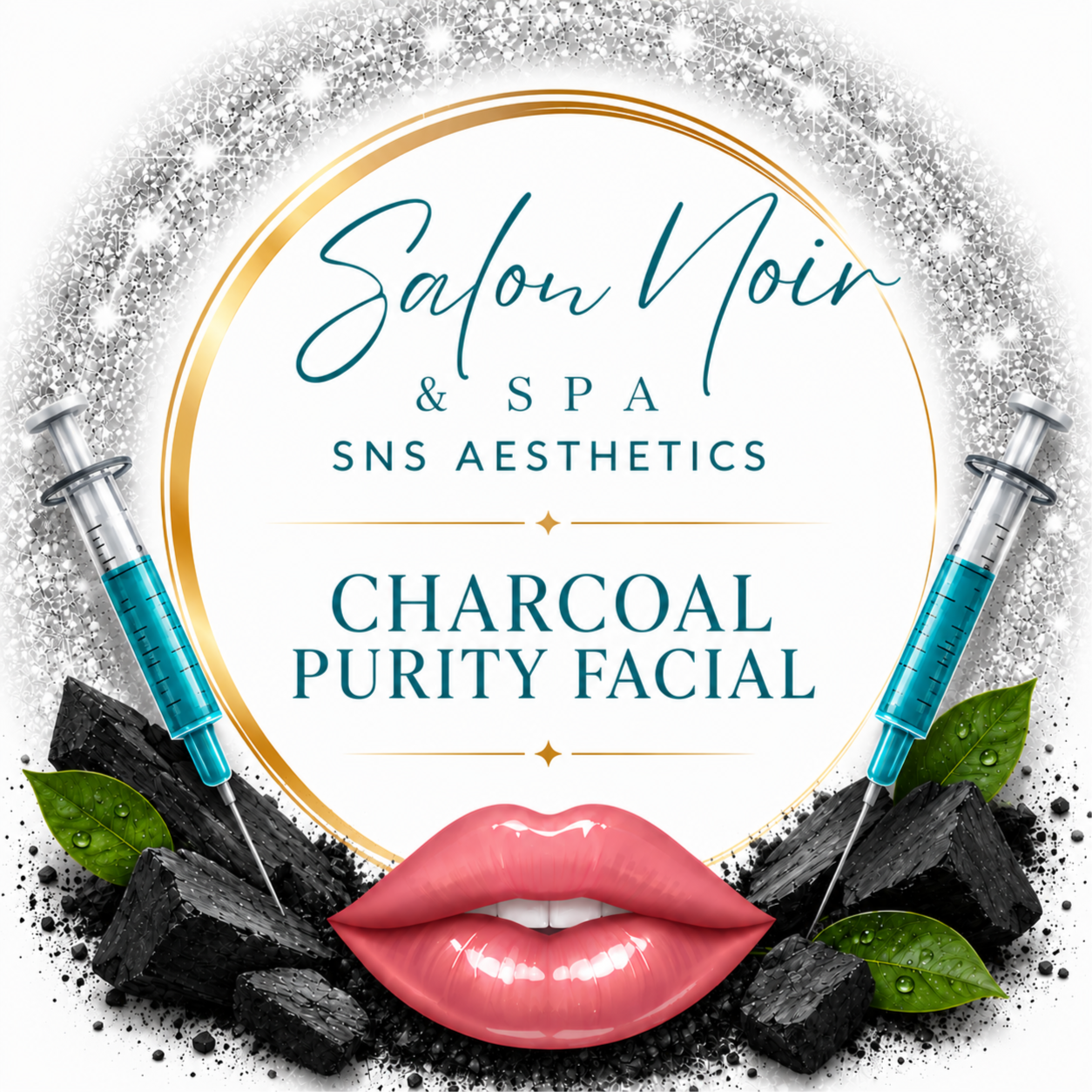 Charcoal Purity Facial at SNS Aesthetics @ Salon Noir & Spa in Kingwood, TX