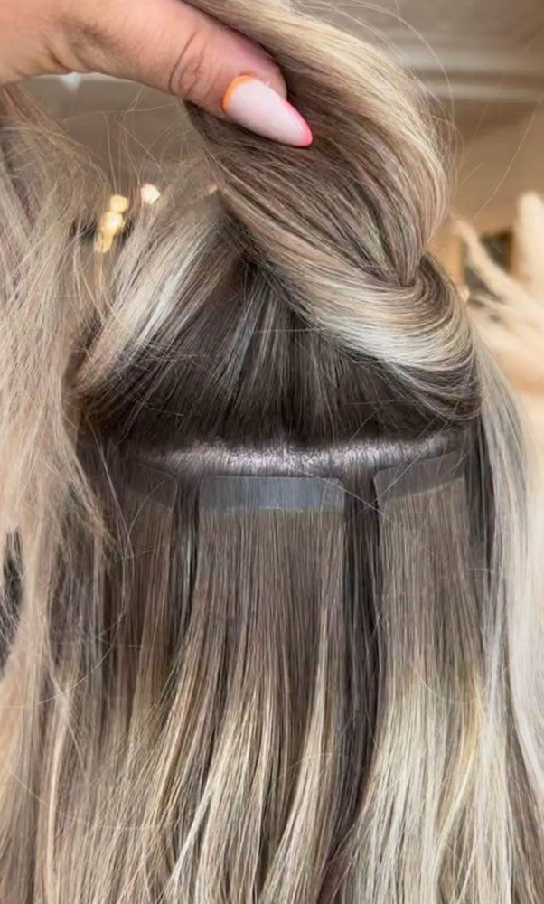 Tape In Hair Extension Install