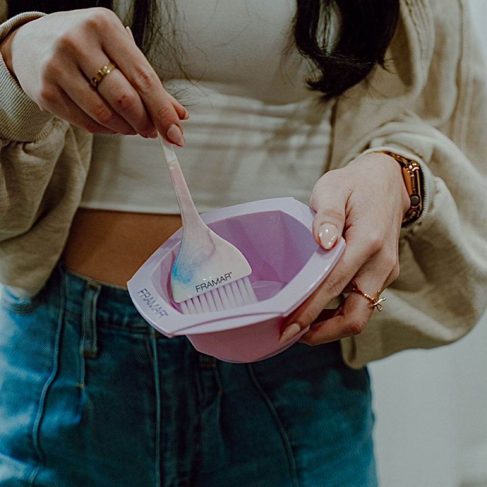 SOLID ROOT COLOR + HIGHLIGHTS at HairBySteph in Hartland, WI
