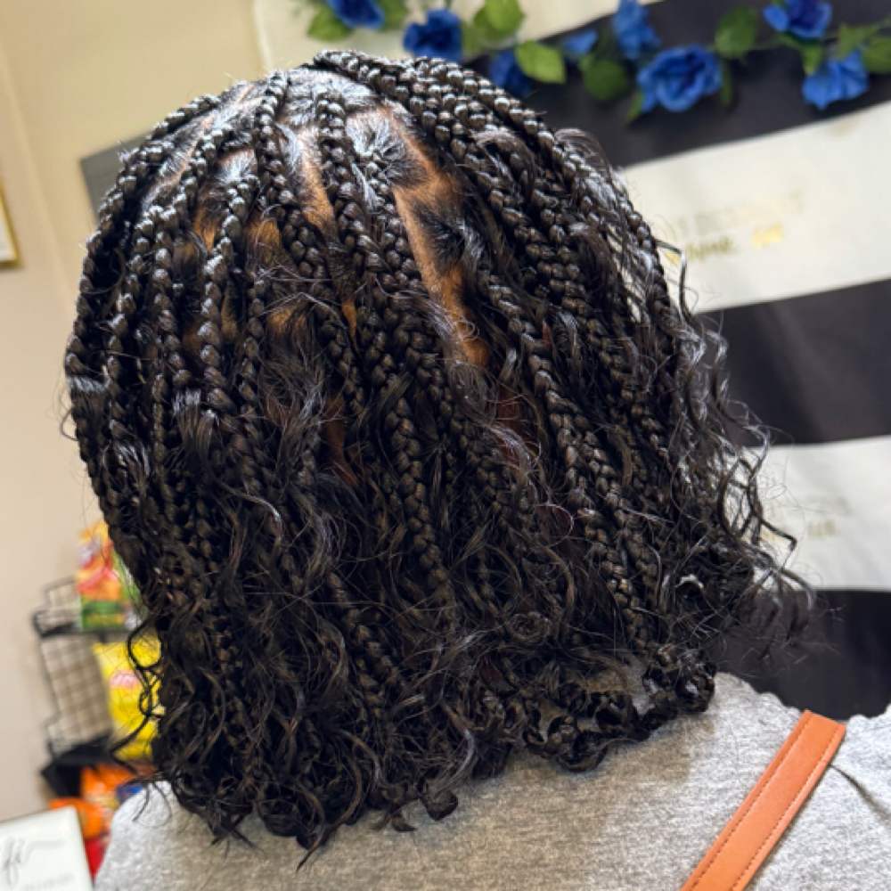Knotless Boho Box Braids Bob at 1143 Designs Network LLC in Chesapeake, VA