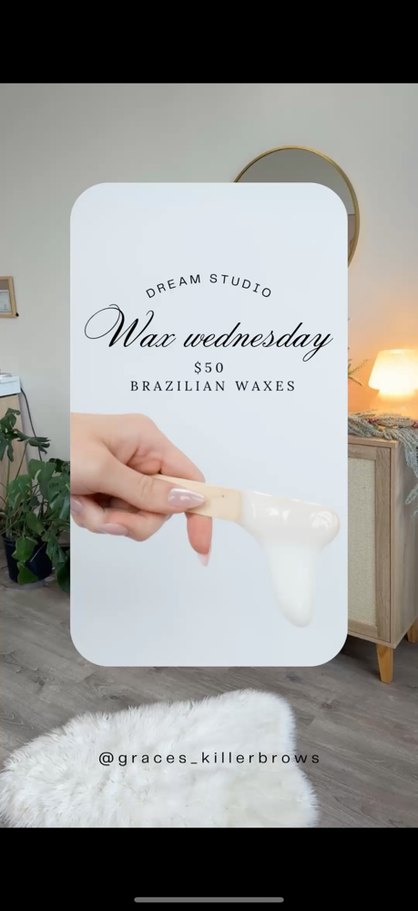 Wax Wednesday Brazilian