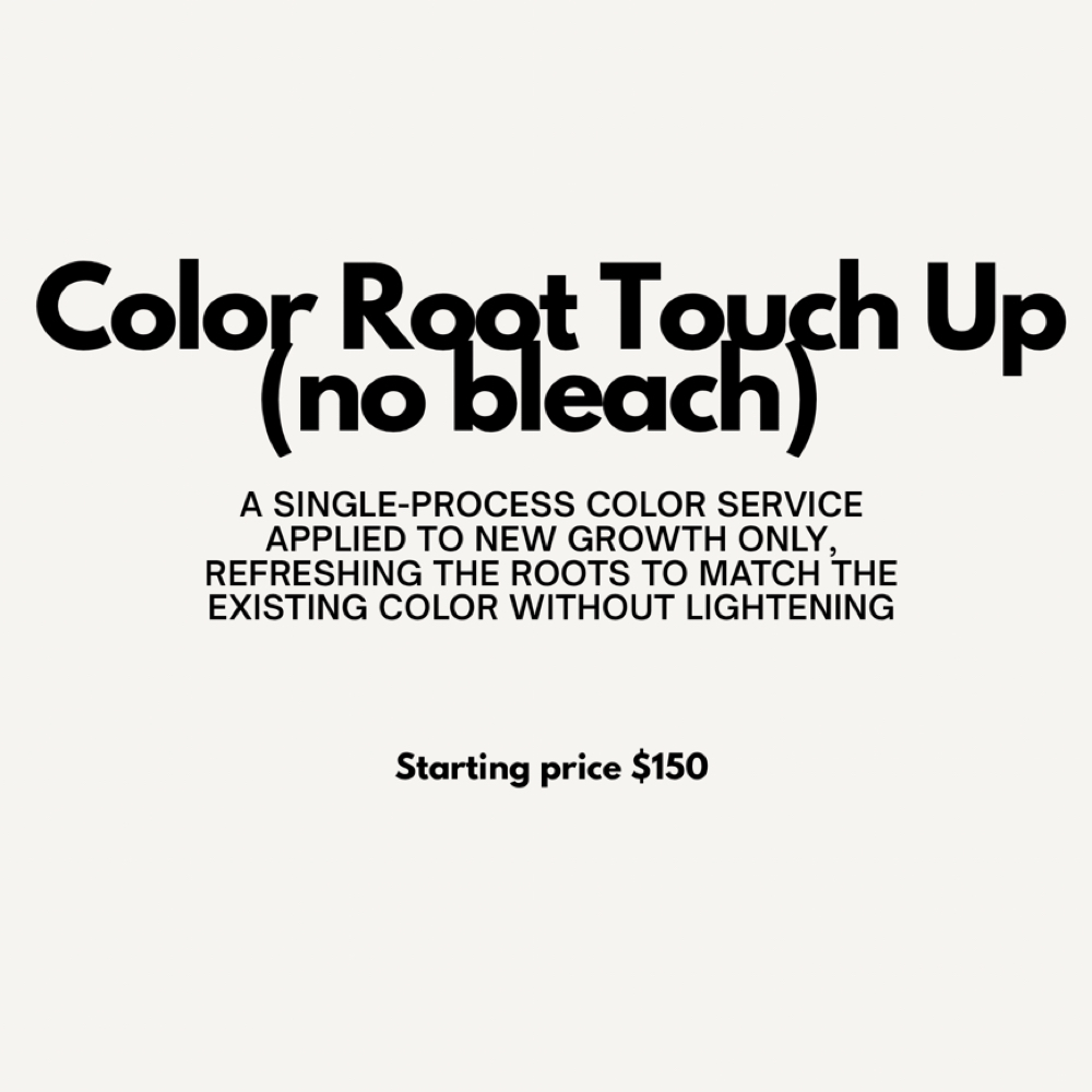 Color Root Touch-Up (NO BLEACH) at Salon Céleste in Portland, OR