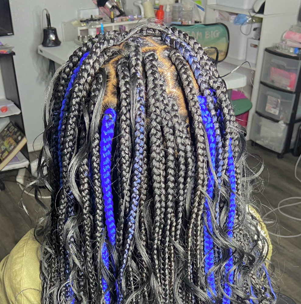 Boho box braids Small