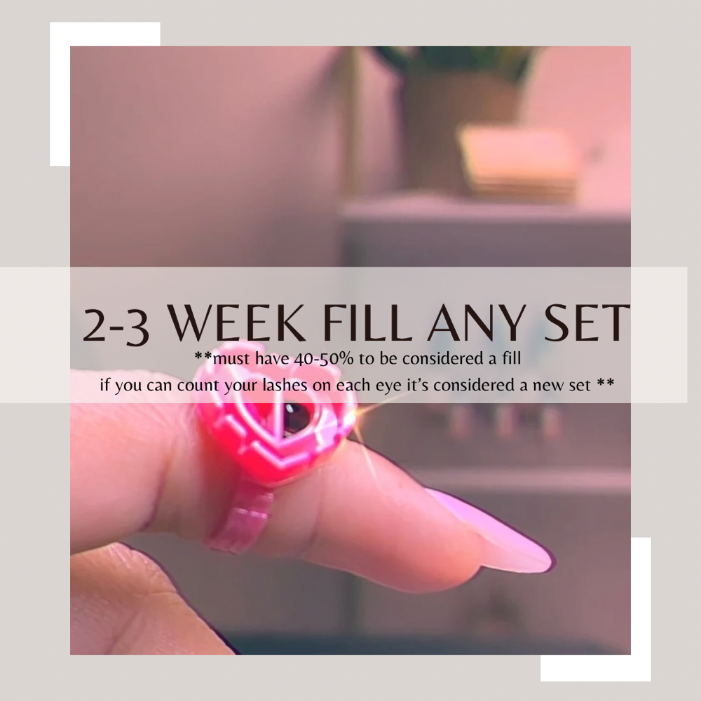 2-3 Week Fill Any Set