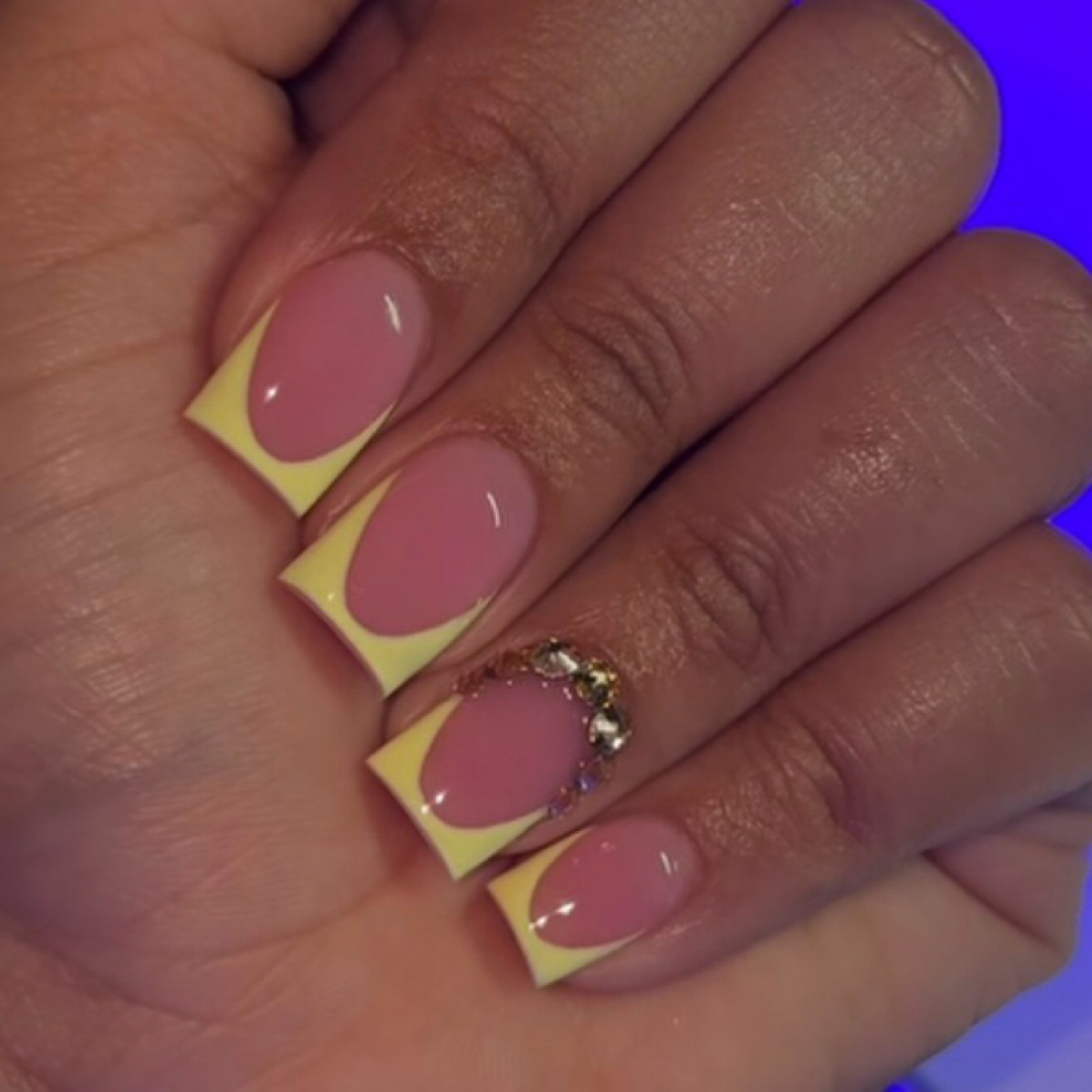 French on hands at Glamnur Beauty in Gaithersburg, MD
