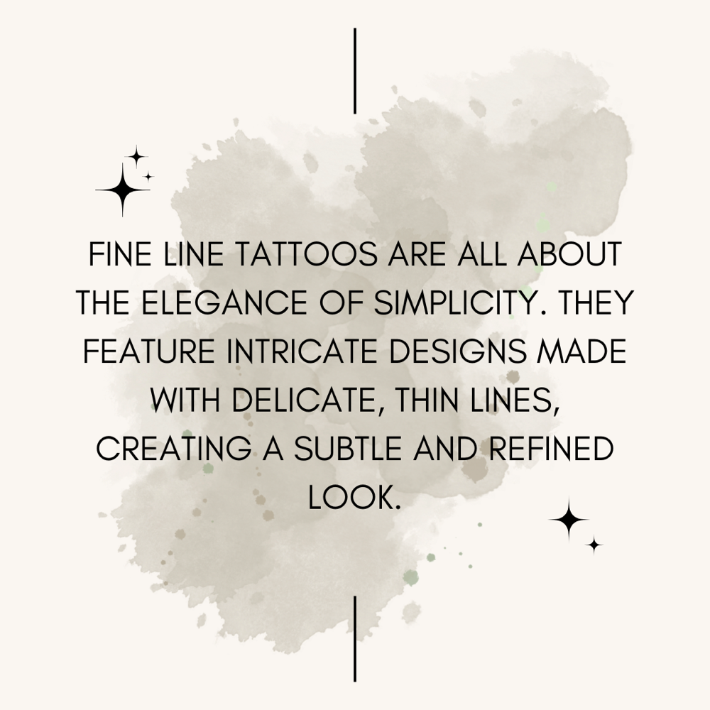 Fine Line Tattoo