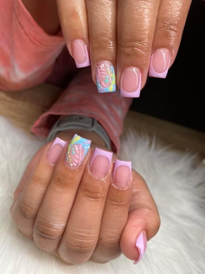 Short Acrylic Full Set