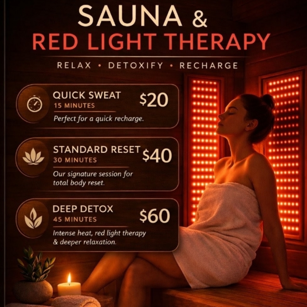 Sauna Sessions ♨️ at Jade Massotherapy Alternative Wellness Center in Fairview Park, OH