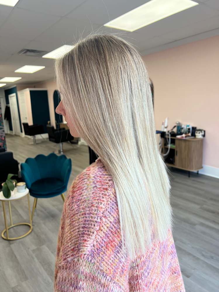 Partial Highlight And Haircut