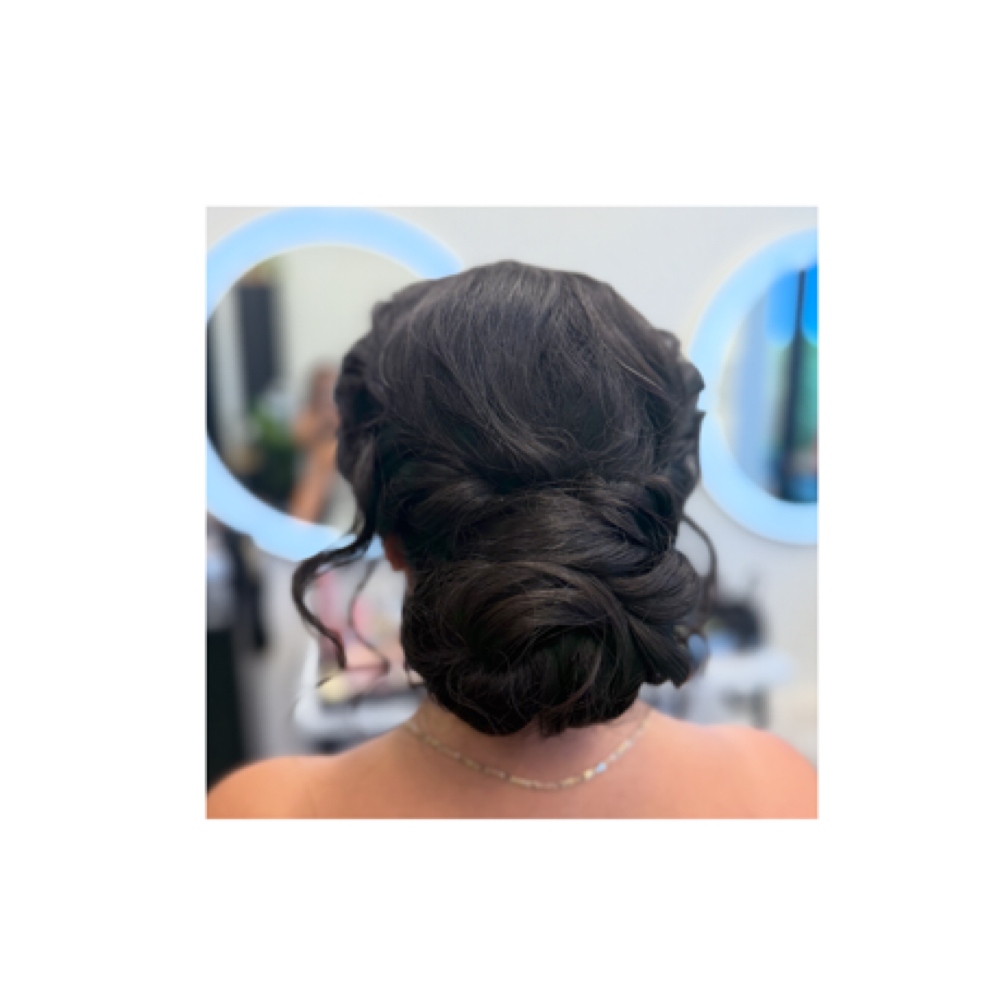 WEDDING DAY HAIR (BRIDE) at Bella Balayage Hair Studio in Melbourne, FL