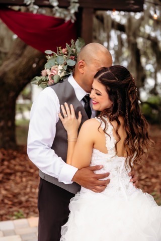 BRIDE ON WEDDING DAY HAIR & MAKEUP