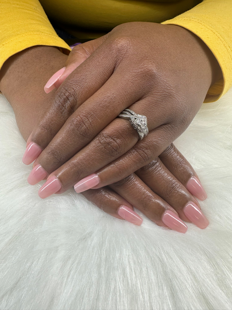 Gel-X Full Set, Short Coffin
