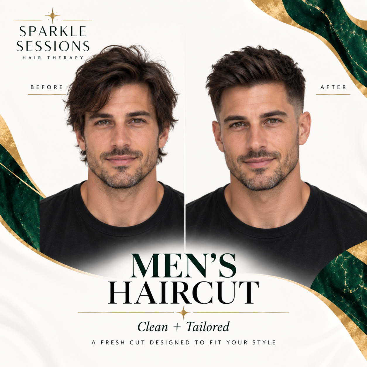 Mens Haircut at Sparkle Sessions in Yorba Linda, CA