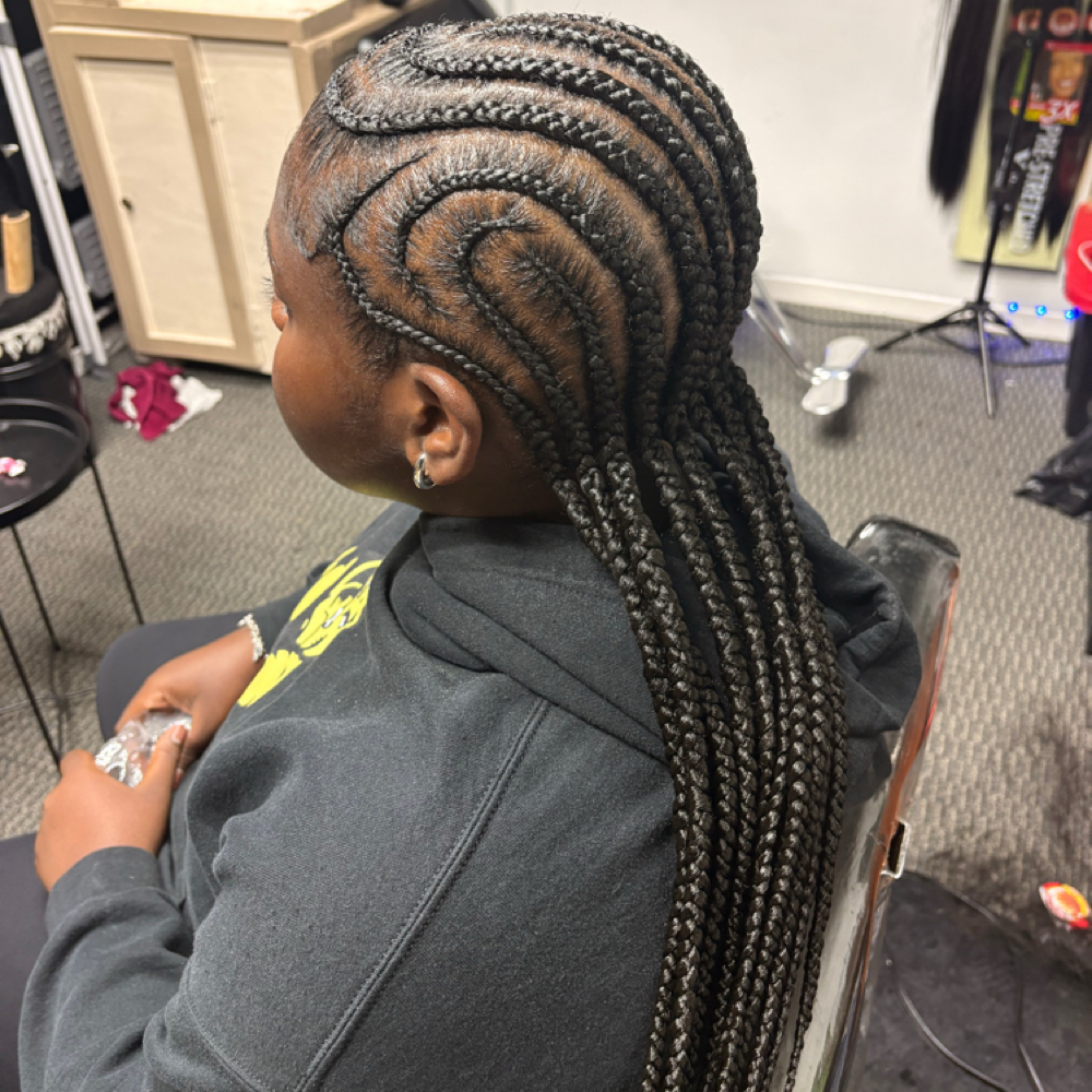 10-14 Stich Braids at Goddesss Hair Vault in Houston, TX