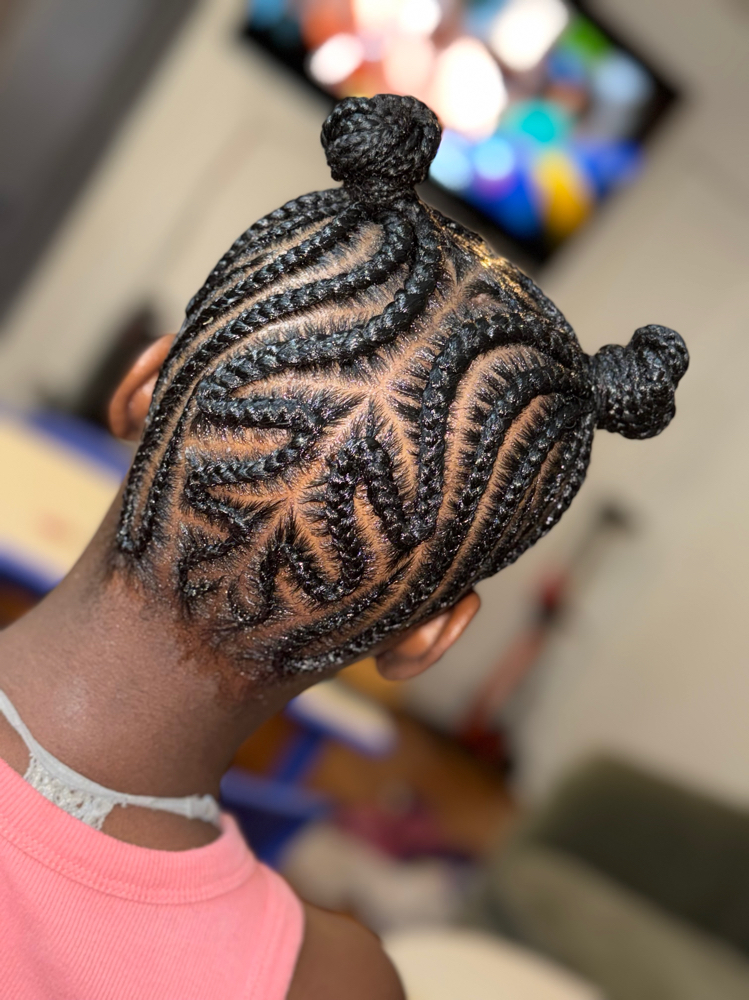 Kids Natural Braided Style No Weave at Anointed Hands Braids By Ty in Mesquite, TX