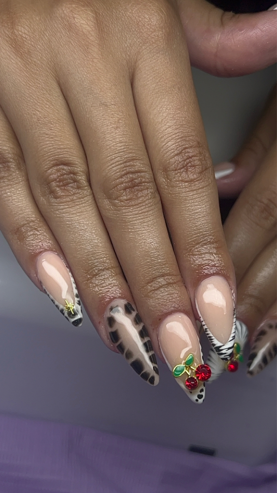Long Almond Full Set at Acrylicsbymarii in See You Soon <3, CT