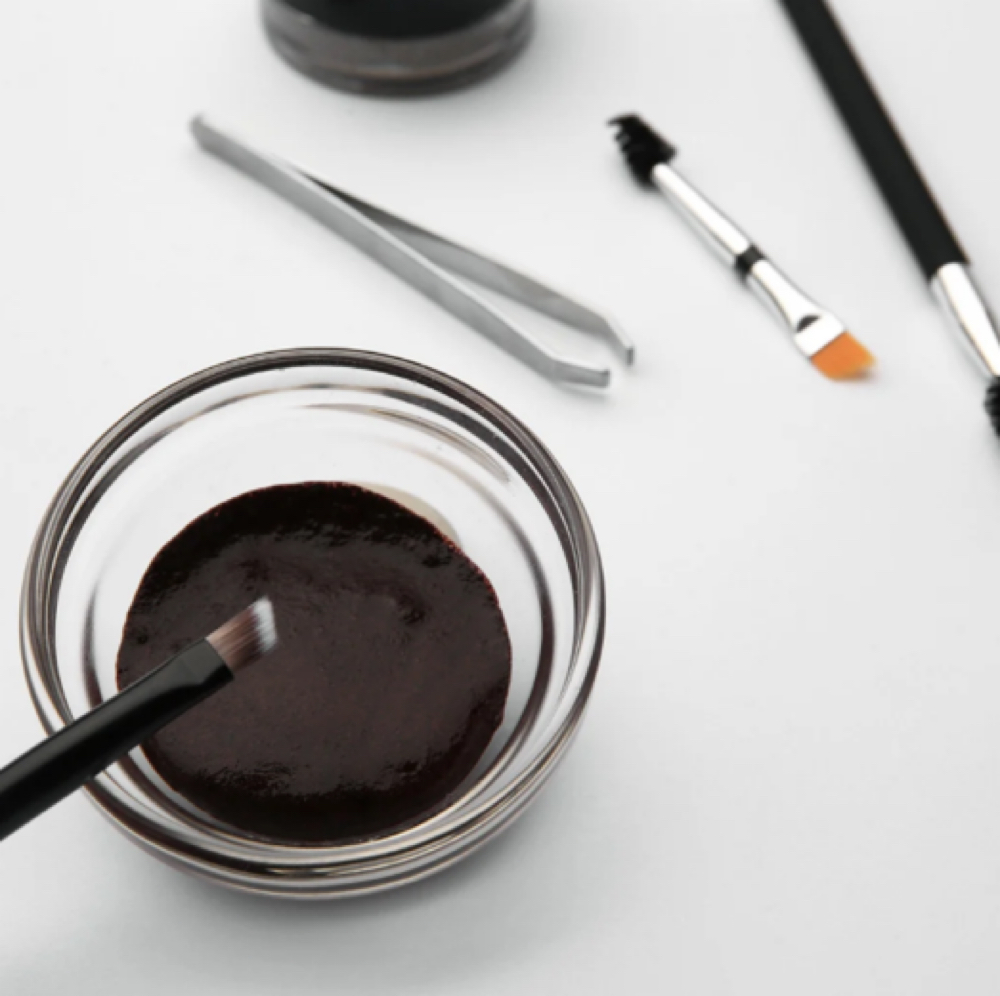 Brow Wax + Hybrid Tint | Model at Luz Aesthetics in Middleton, WI