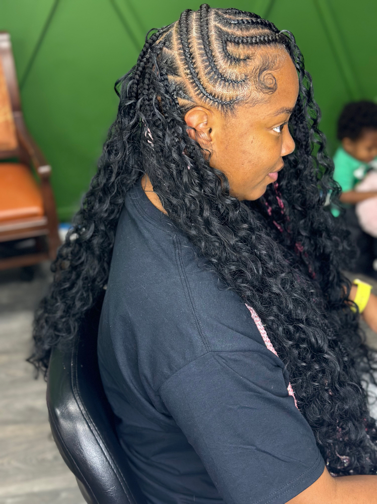 Tribal Braids at Xio Hair & Beauty Bar in Rosedale, MD