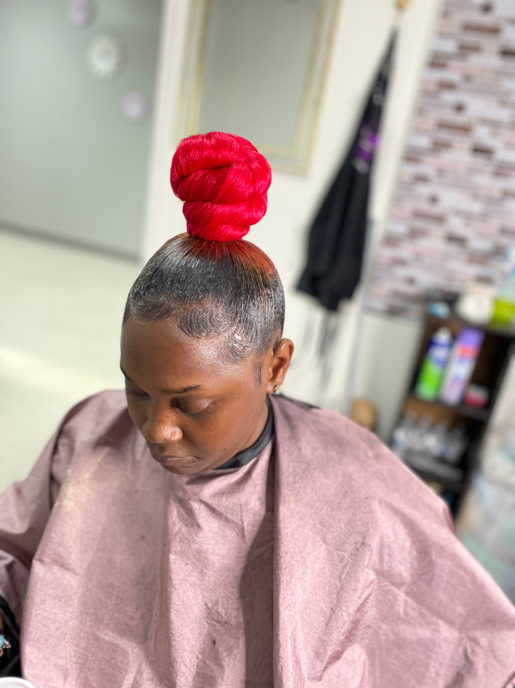 Sleek Top Knot Bun
