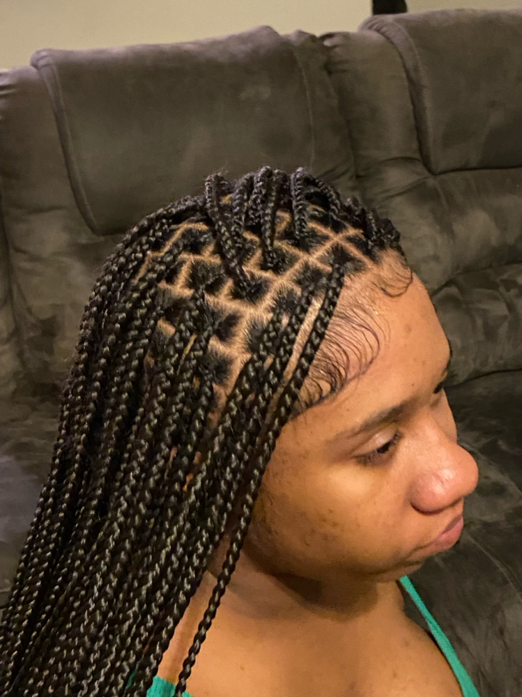 Small Knotless Braids