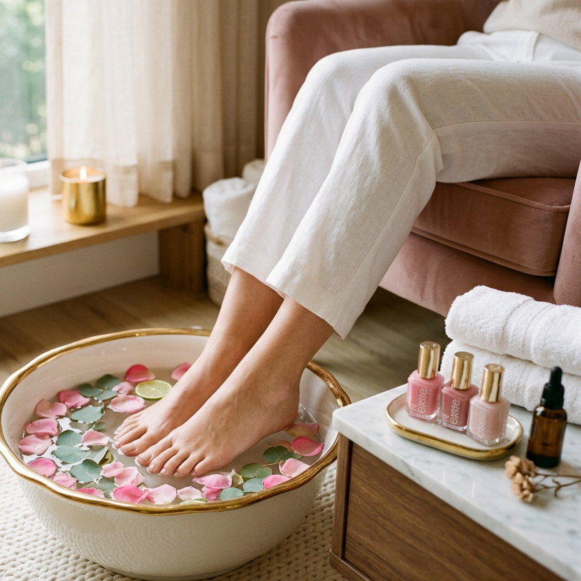 Spa Pedicure at RAINI NAILS & SPA in Lunenburg, MA