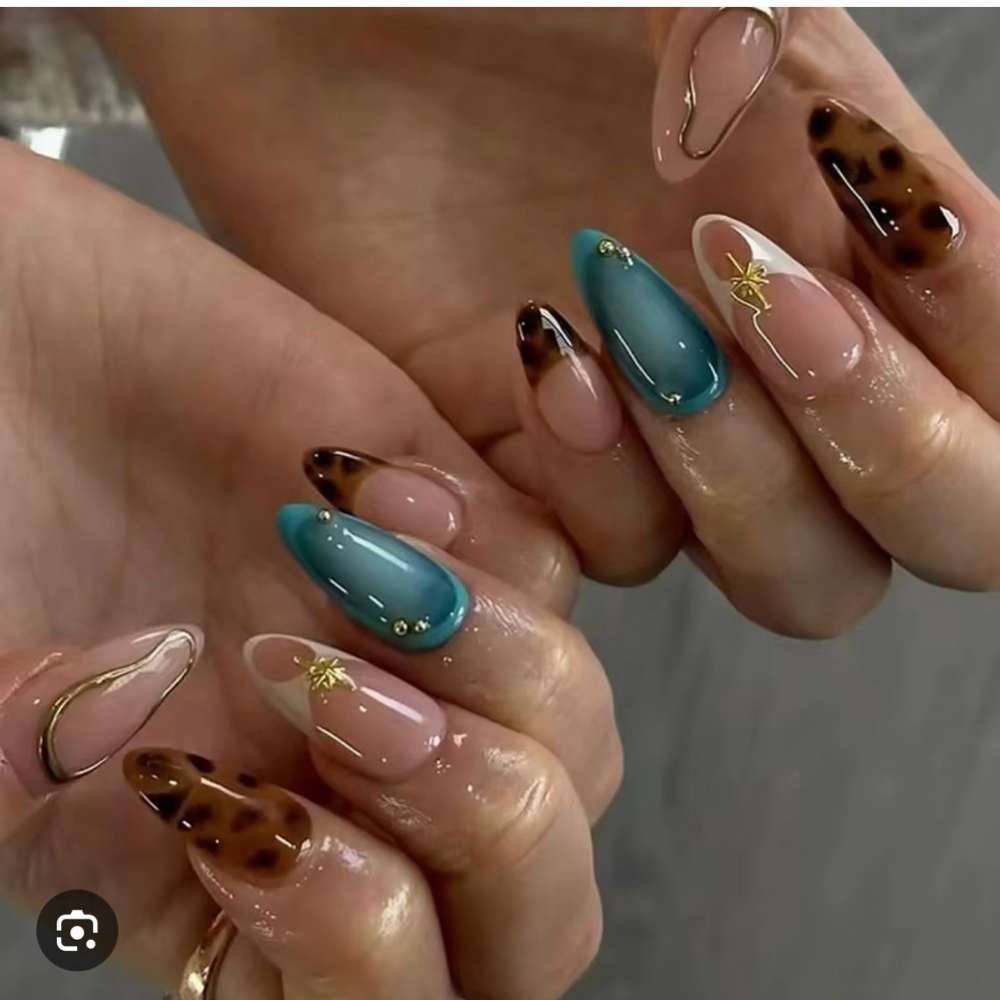 Essential Manicure at Aura Nail Studio in Costa Mesa, CA