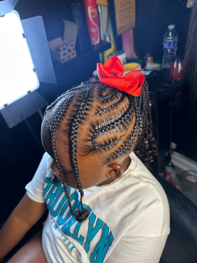 Braided Ponytail/Bun (Ages 2-5) at Slay.edinbraids LLC in Belleville, NJ
