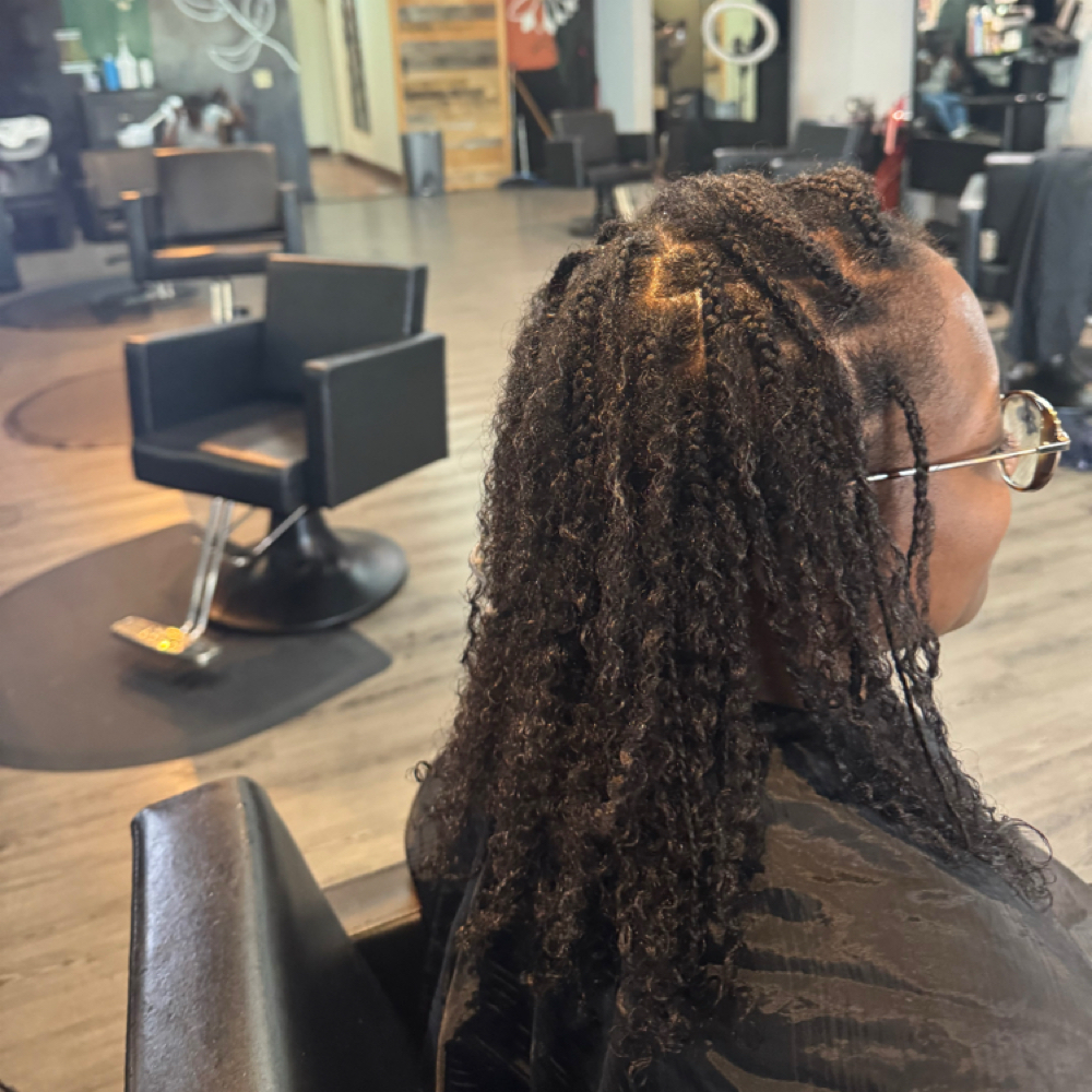 Boho Braids (natural hair) at ByGemJayla in Columbus, OH