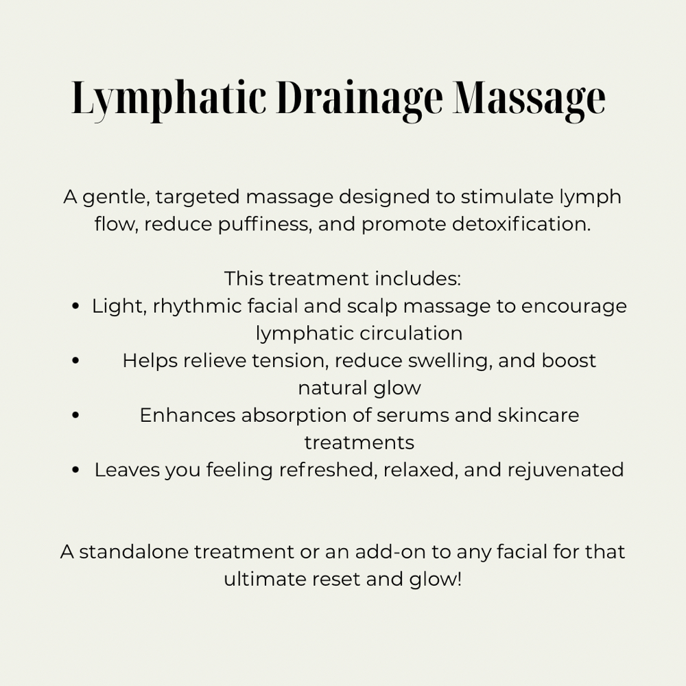 Lymphatic Drainage Face Massage at The Scalp Bar in Plymouth, MA